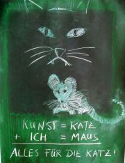 Alles für die K.1, Acryl auf Papier, 2009